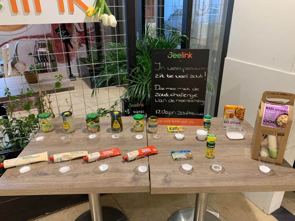 zout in producten